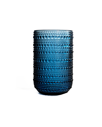 VASO LABRADO DOTS AZUL ETXE (HF-16)
