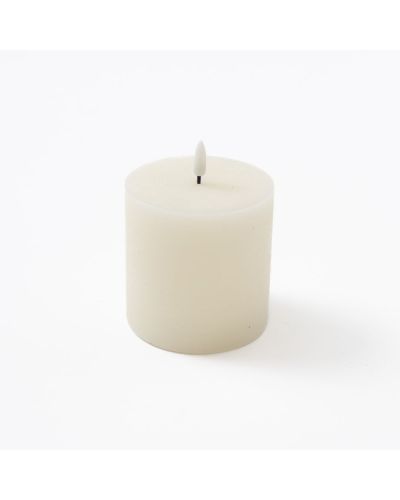 VELA LED BLANCA 10 X 10 CM ETXE (364)